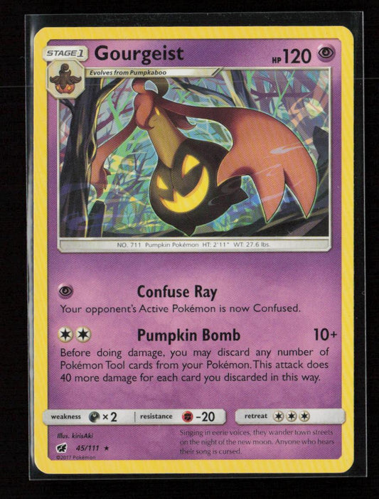 Gourgeist Rare SM - Crimson Invasion 45/111 LP - Kang's Collectibles