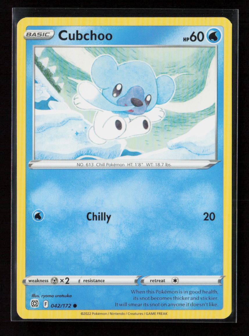 Cubchoo Common SWSH09: Brilliant Stars 042/172 LP