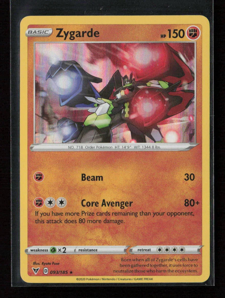 Zygarde Holo Rare SWSH04: Vivid Voltage 093/185 NM - Kang's Collectibles
