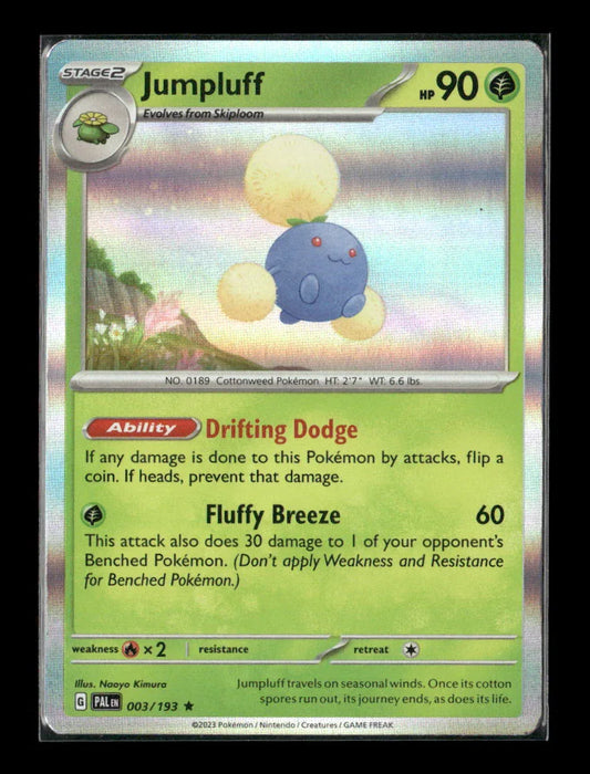 Jumpluff Rare SV02: Paldea Evolved 003/193 LP - Kang's Collectibles