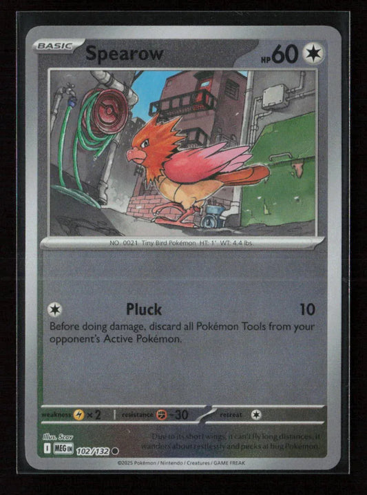 Spearow - Common ME01: Mega Evolution 102/132 NM - Kang's Collectibles