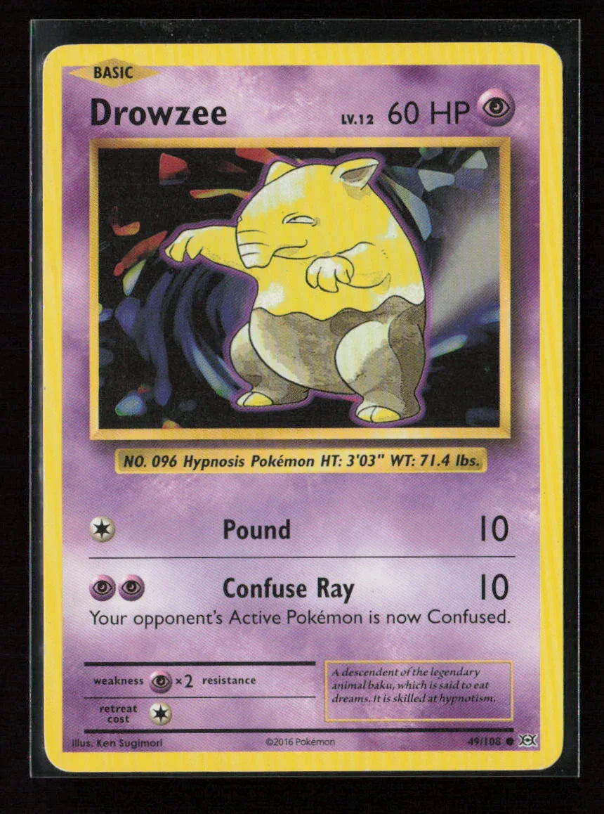 Drowzee Common XY - Evolutions 49/108 LP - Kang's Collectibles
