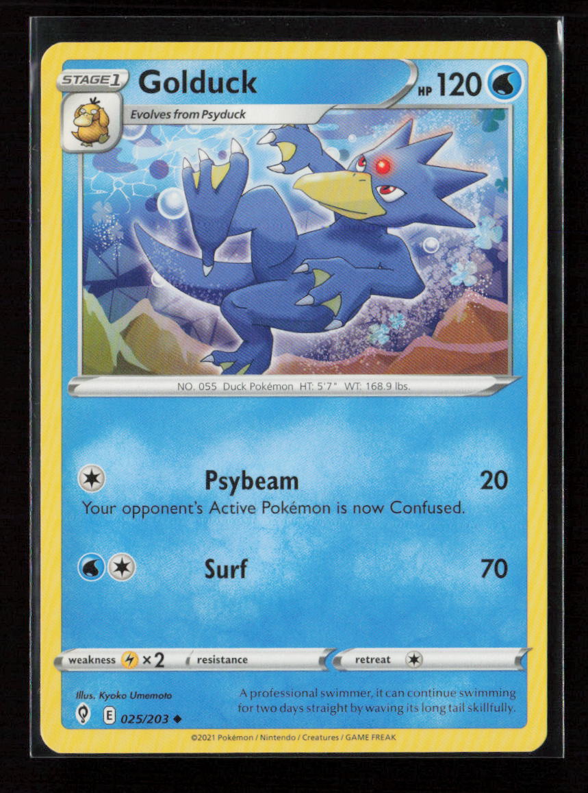 Golduck Uncommon SWSH07: Evolving Skies 025/203 LP