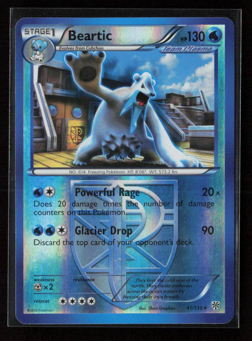 Beartic (Team Plasma) Rare Plasma Storm 41/135 LP - Kang's Collectibles