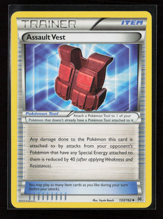 Assault Vest Uncommon XY - BREAKthrough 133/162 LP