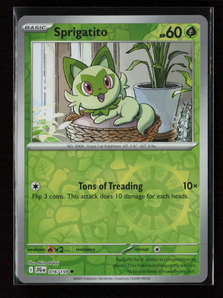 Sprigatito Common SV09: Journey Together 016/159 NM