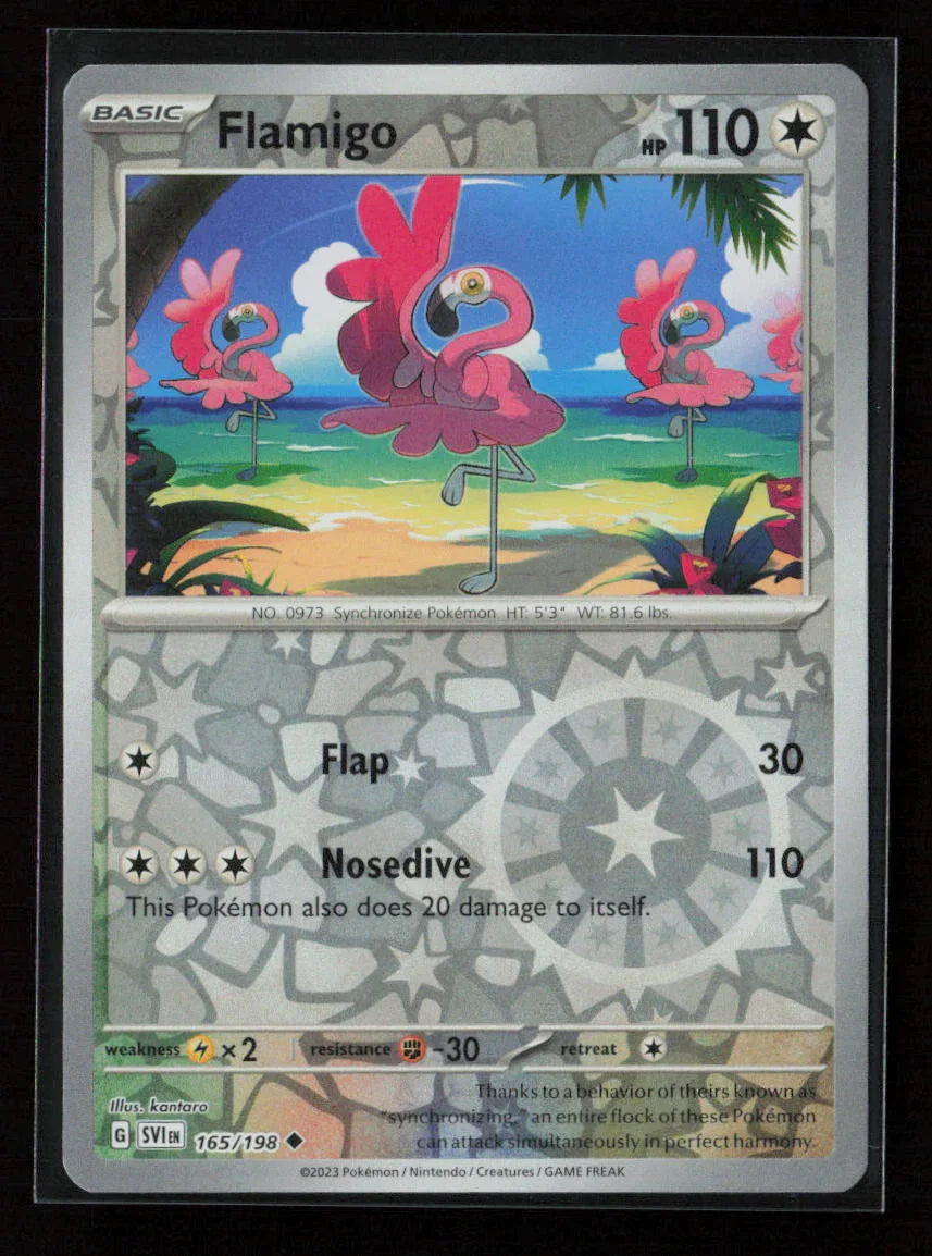 Flamigo Uncommon SV01: Scarlet & Violet Base Set 165/198 NM - Kang's Collectibles