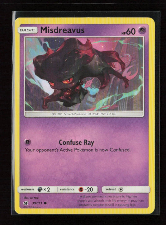 Misdreavus Common SM - Crimson Invasion 39/111 LP - Kang's Collectibles