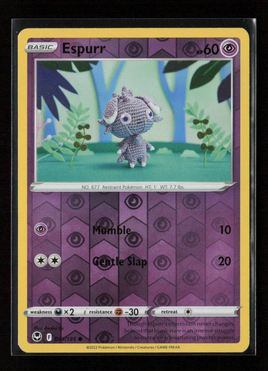 Espurr Common SWSH12: Silver Tempest 081/195 NM - Kang's Collectibles