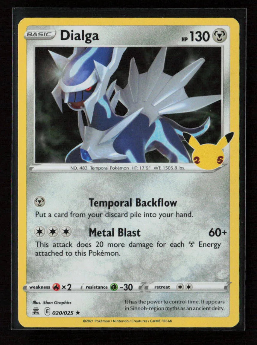 Dialga Holo Rare Celebrations 020/025 NM - Kang's Collectibles