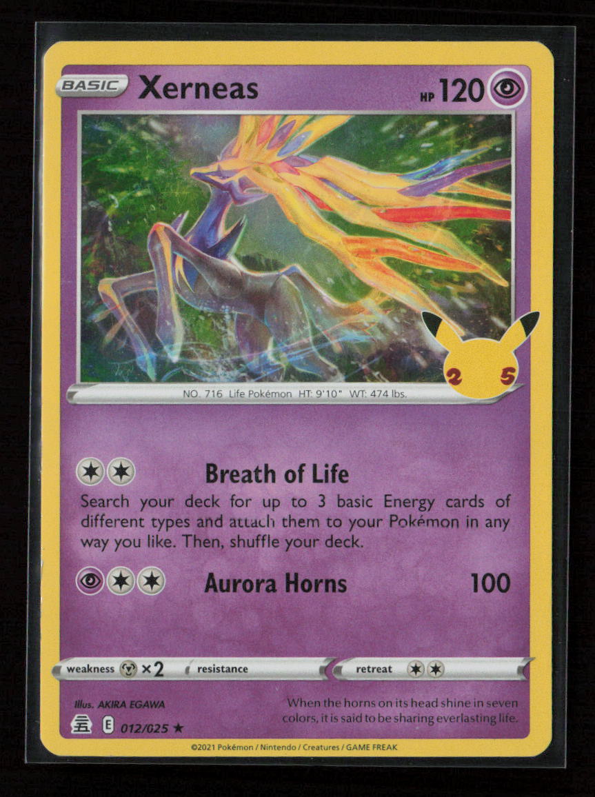 Xerneas Holo Rare Celebrations 012/025 NM
