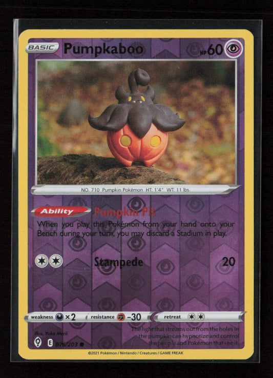 Pumpkaboo Common SWSH07: Evolving Skies 076/203 NM