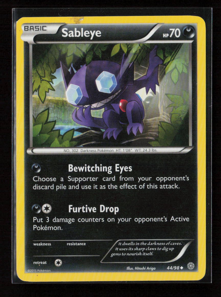 Sableye Uncommon XY - Ancient Origins 44/98 LP