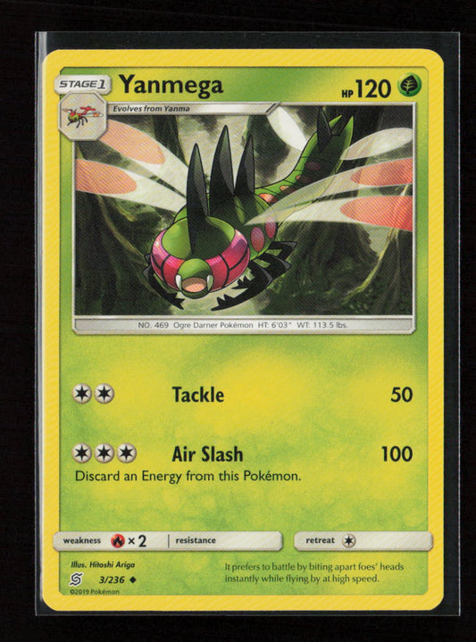 Yanmega Uncommon SM - Unified Minds 3/236 LP