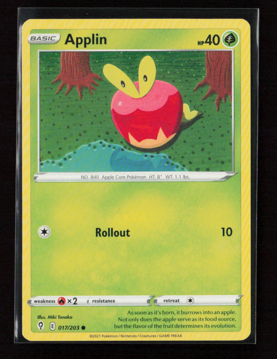Applin Common SWSH07: Evolving Skies 017/203 LP