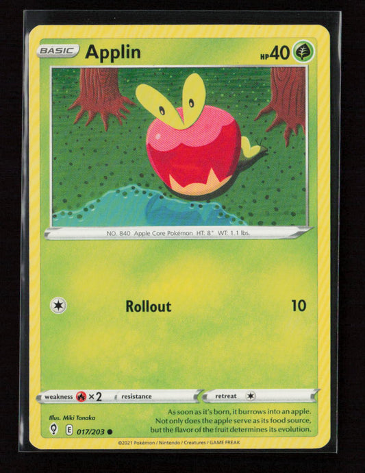 Applin Common SWSH07: Evolving Skies 017/203 LP