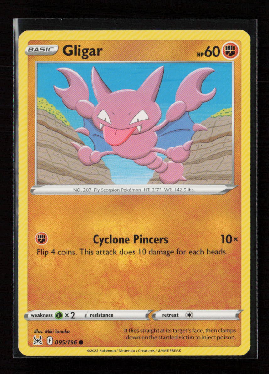 Gligar Common SWSH11: Lost Origin 095/196 LP