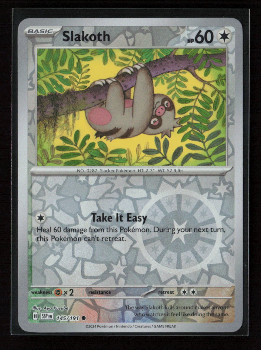 Slakoth - Common SV08: Surging Sparks 145/191 NM
