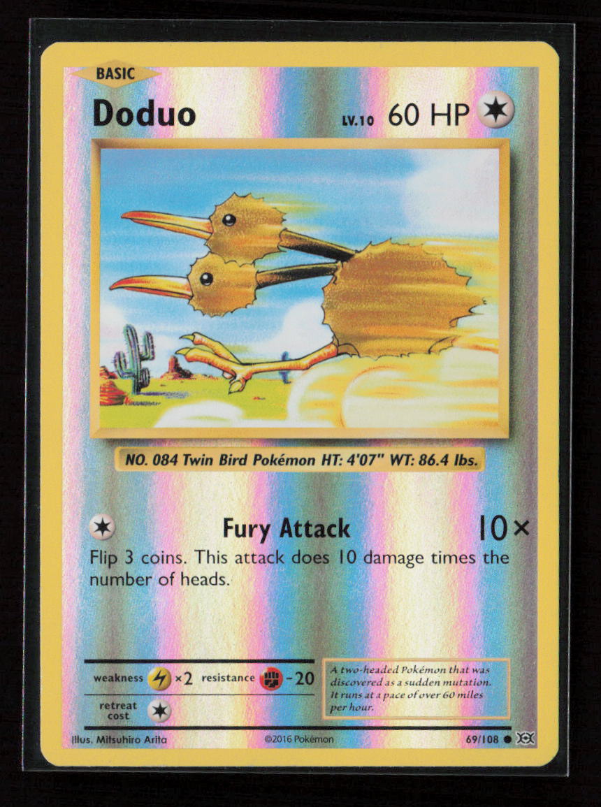 Doduo Common XY - Evolutions 69/108 LP