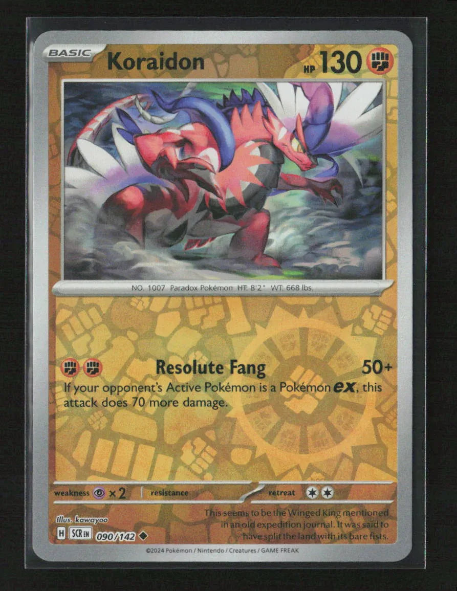 Koraidon Uncommon SV07: Stellar Crown 090/142 NM - Kang's Collectibles