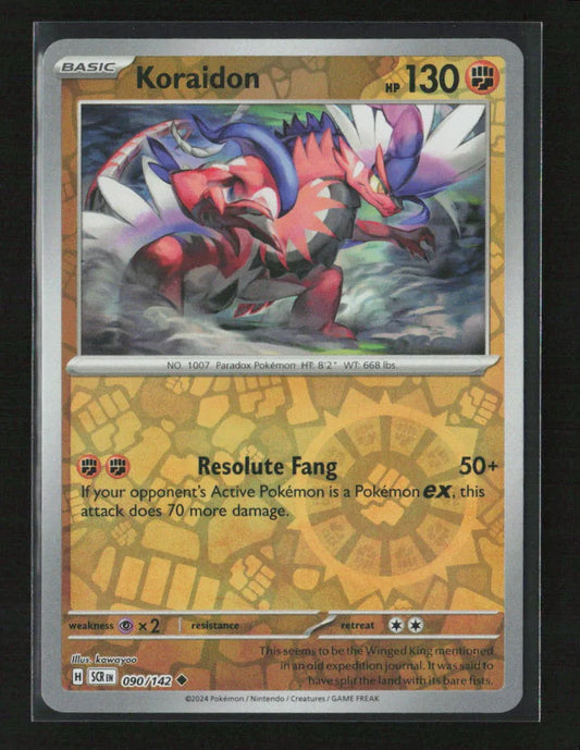 Koraidon Uncommon SV07: Stellar Crown 090/142 NM - Kang's Collectibles