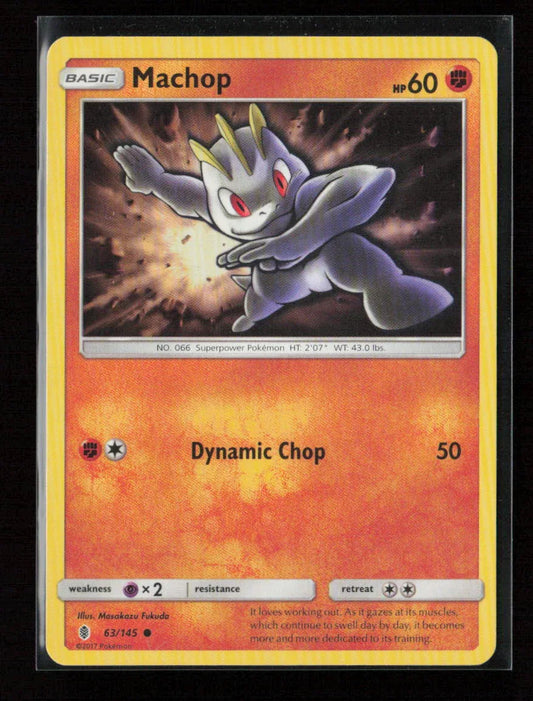 Machop (63) Common SM - Guardians Rising 63/145 LP - Kang's Collectibles