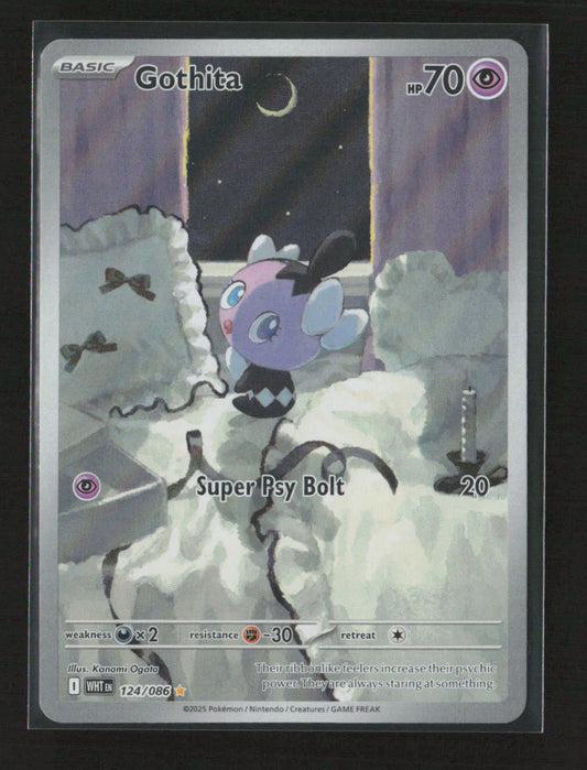 Gothita - Illustration Rare SV: White Flare 124/086 NM