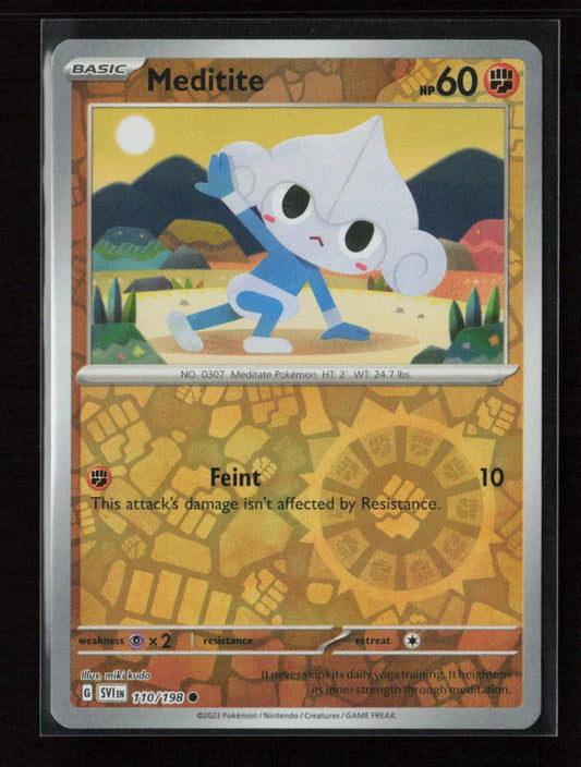 Meditite - Common SV01: Scarlet & Violet Base Set 110/198 NM - Kang's Collectibles