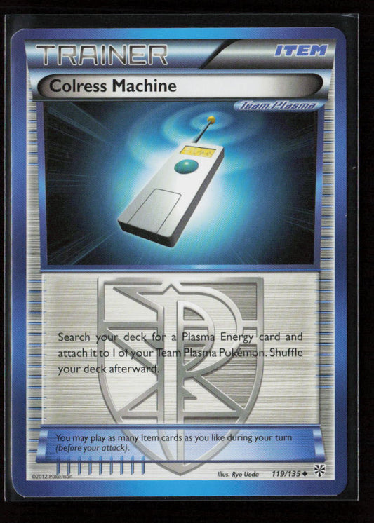 Colress Machine (Team Plasma) Uncommon Plasma Storm 119/135 NM