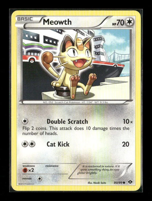 Meowth Common Next Destinies 80/99 LP - Kang's Collectibles
