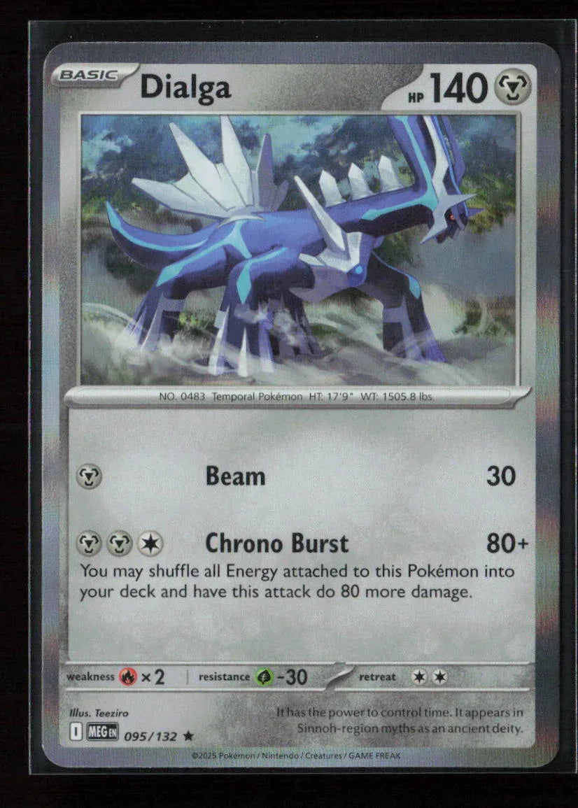 Dialga Rare ME01: Mega Evolution 095/132 NM - Kang's Collectibles