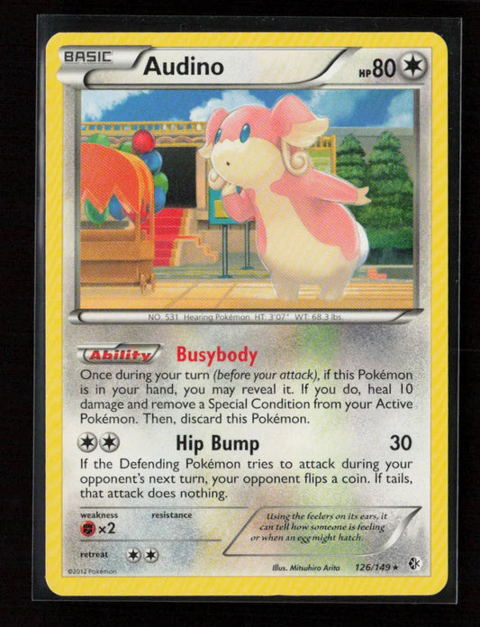 Audino Rare Boundaries Crossed 126/149 LP - Kang's Collectibles