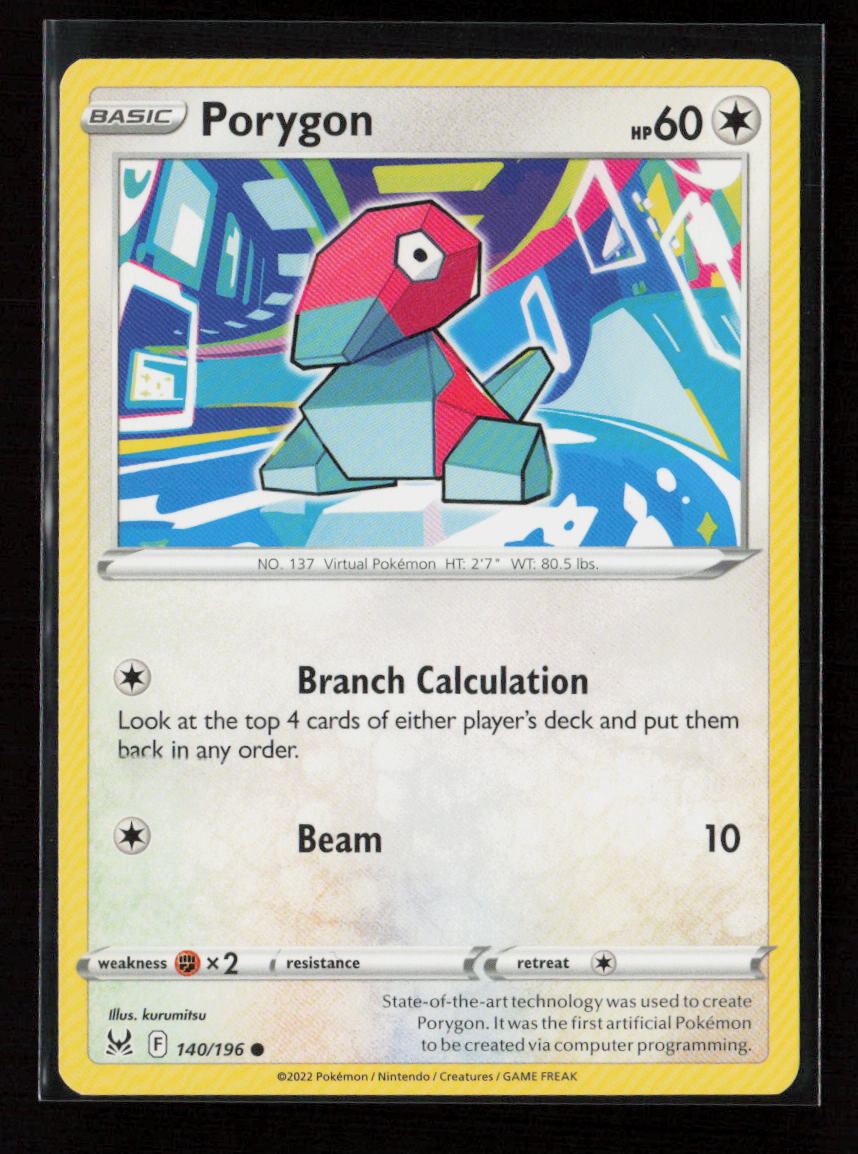 Porygon Common SWSH11: Lost Origin 140/196 LP