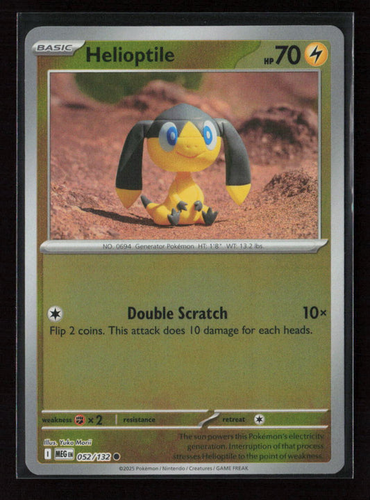 Helioptile - Common ME01: Mega Evolution 052/132 NM