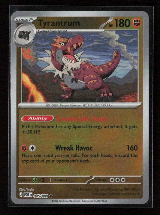 Tyrantrum Rare ME03: Perfect Order 045/088 NM