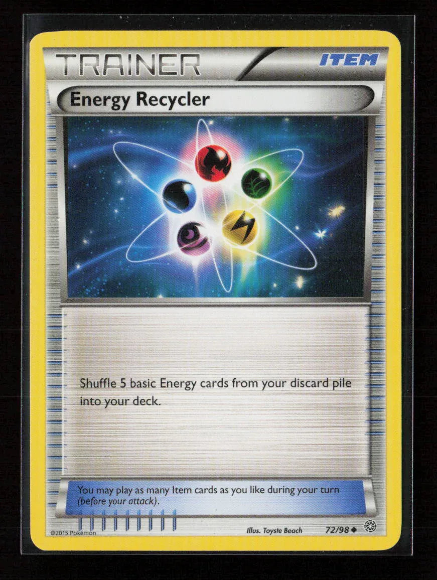 Energy Recycler Uncommon XY - Ancient Origins 72/98 LP - Kang's Collectibles