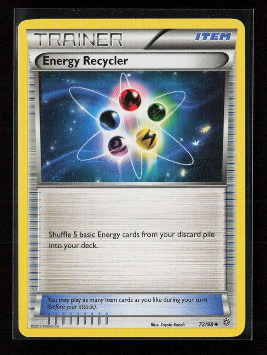 Energy Recycler Uncommon XY - Ancient Origins 72/98 LP - Kang's Collectibles