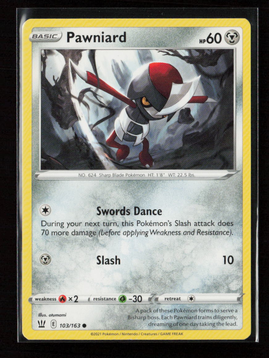 Pawniard Common SWSH05: Battle Styles 103/163 LP