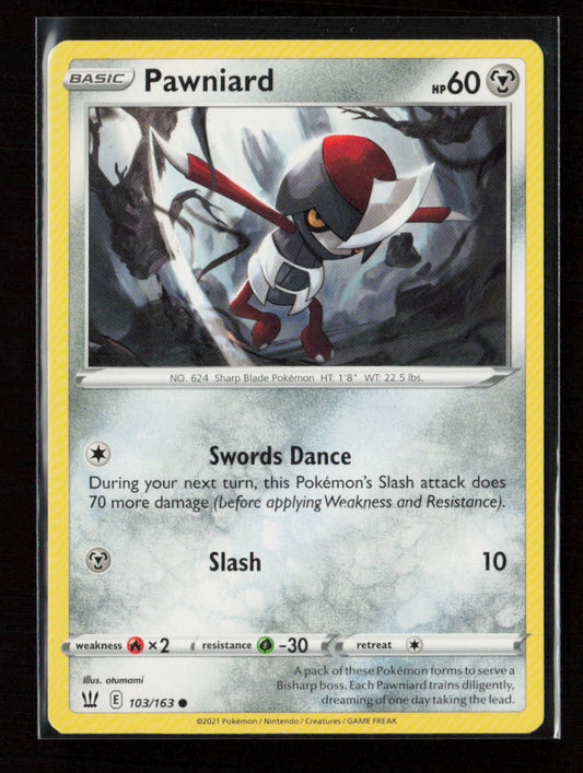 Pawniard Common SWSH05: Battle Styles 103/163 LP