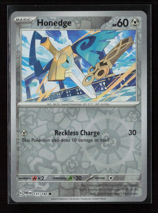 Honedge - Common SV04: Paradox Rift 131/182 NM - Kang's Collectibles