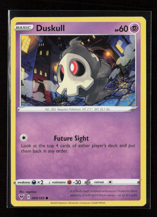 Duskull Common SWSH04: Vivid Voltage 069/185 LP