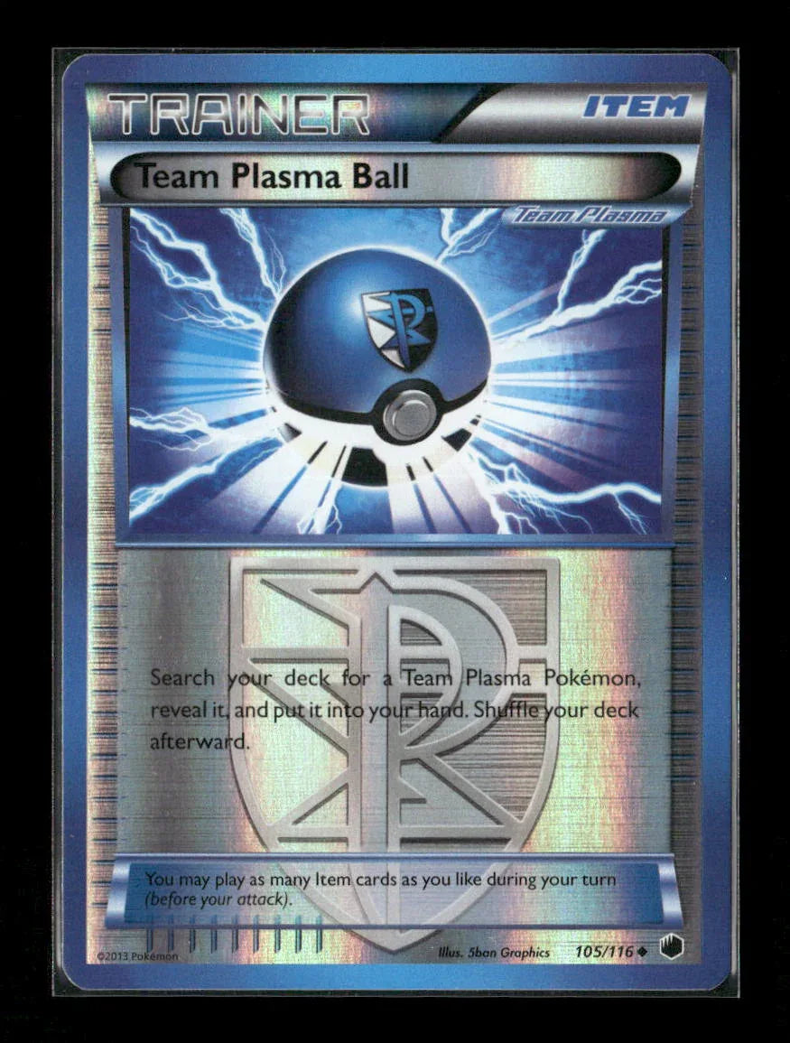 Team Plasma Ball (Team Plasma) Uncommon Plasma Freeze 105/116 LP - Kang's Collectibles