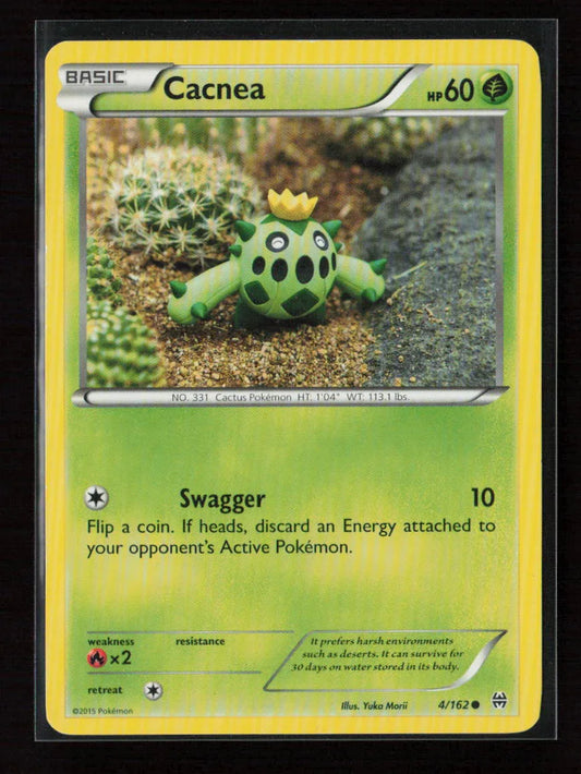 Cacnea Common XY - BREAKthrough 4/162 LP - Kang's Collectibles