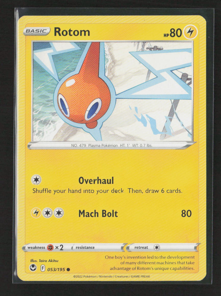 Rotom Common SWSH12: Silver Tempest 053/195 LP