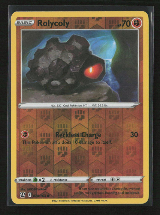 Rolycoly Common SWSH05: Battle Styles 078/163 NM