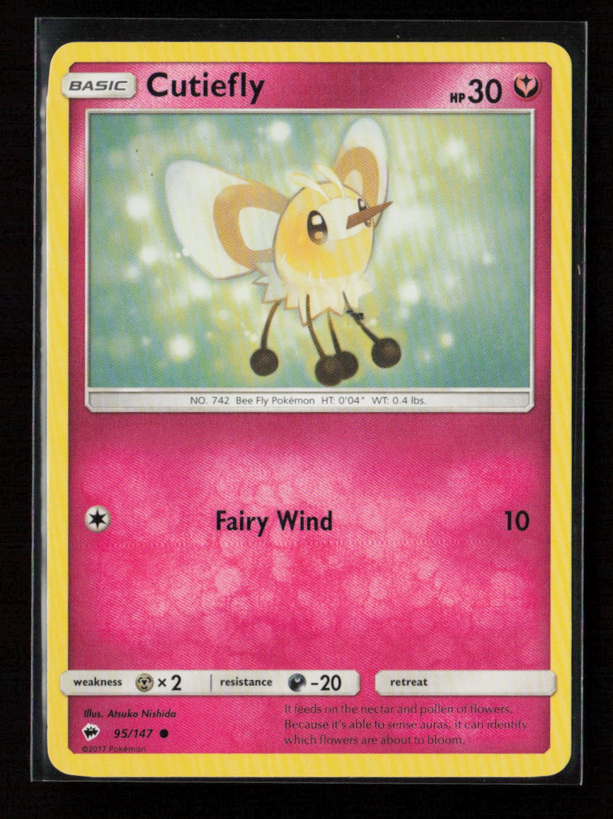 Cutiefly Common SM - Burning Shadows 95/147 LP