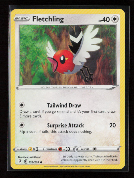 Fletchling Common SWSH07: Evolving Skies 138/203 LP