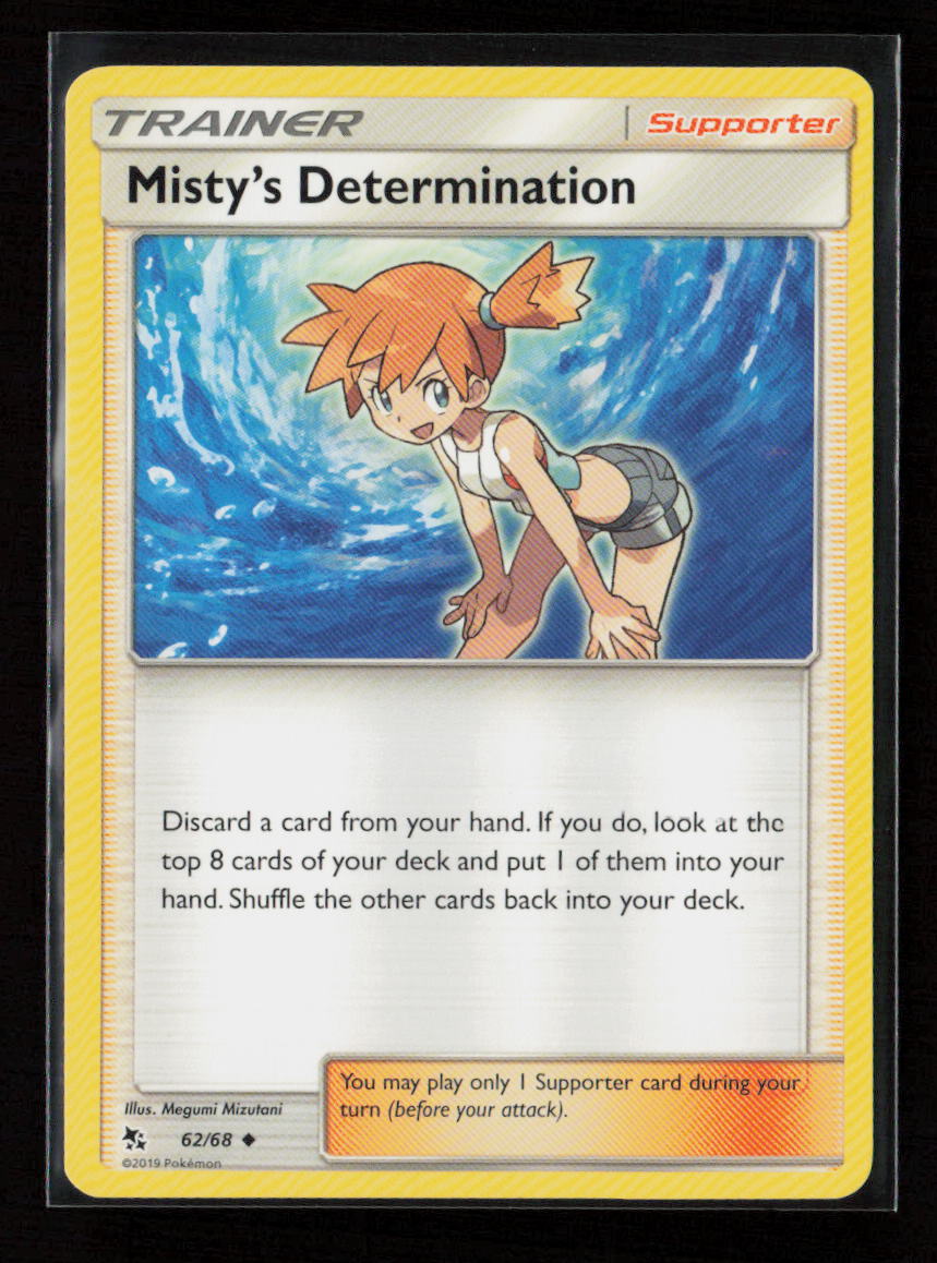 Misty's Determination Uncommon Hidden Fates 62/68 LP