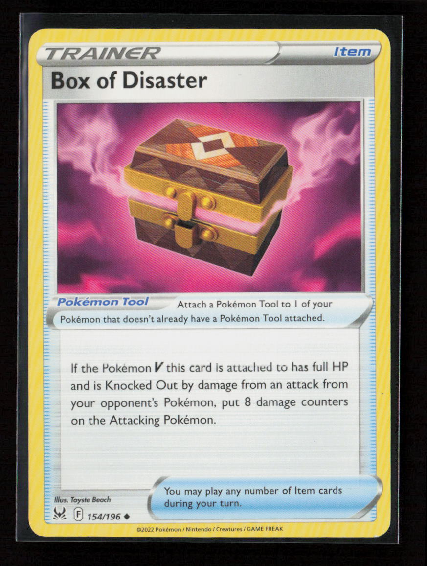 Box of Disaster Uncommon SWSH11: Lost Origin 154/196 LP