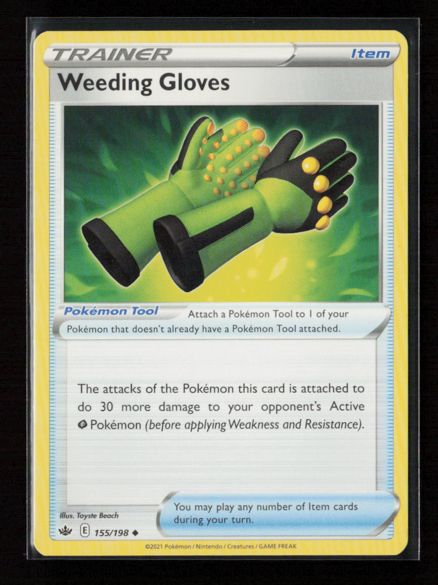 Weeding Gloves Uncommon SWSH06: Chilling Reign 155/198 LP